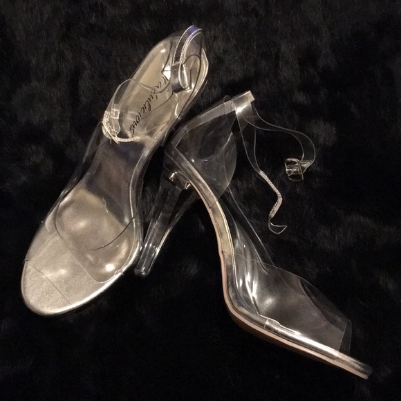 Fabulicious Clear Heels Size 10 CLE430/C - Picture 8 of 8